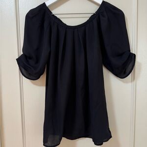 Cynthia Rowley Black Blouse